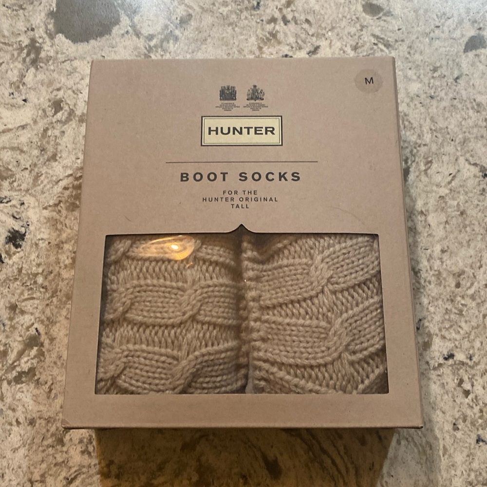 Hunter knit boot socks